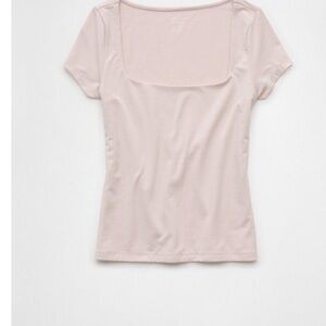 AE HEY BABY SQUARE NECK
T-SHIRT AE